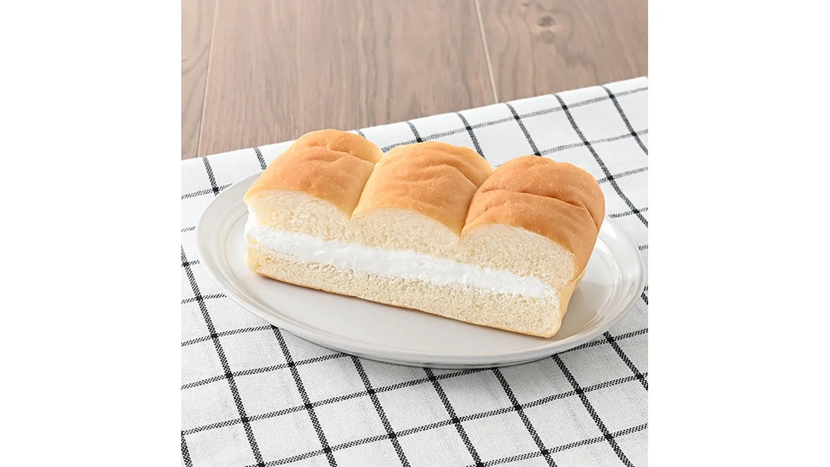 【関東の一部・東海】たっぷりホイップ牛乳パン