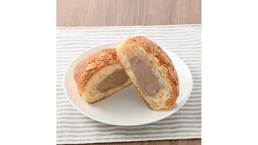 チョコホイップのバタークロワッサンメロンパン