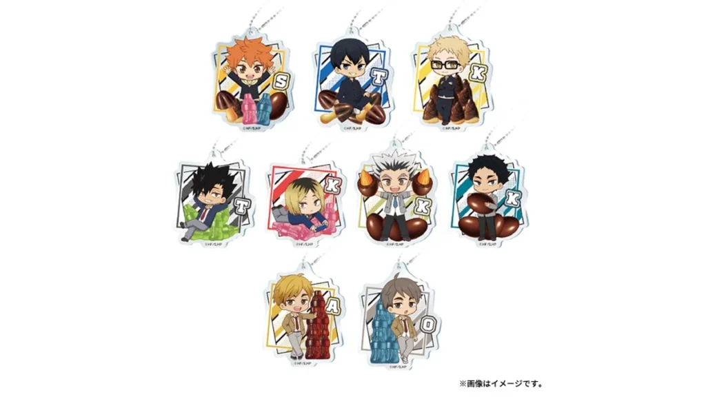 アニメ「ハイキュー!!」トレーディングアクリルキーホルダー