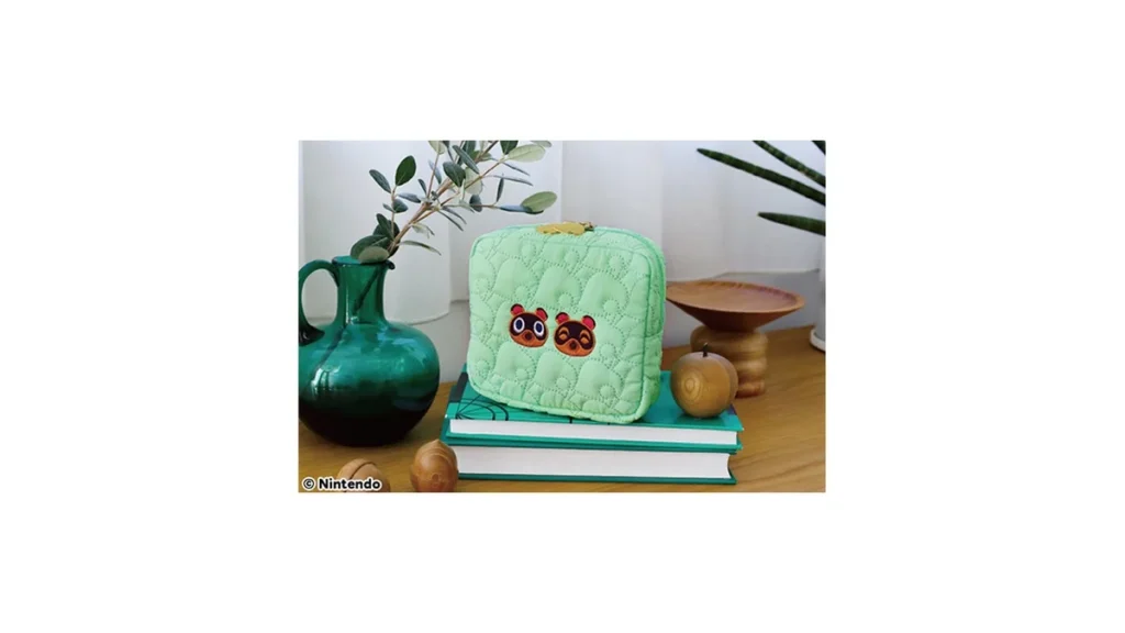 あつまれ どうぶつの森 持ち歩きに便利な葉っぱ柄キルティングデイリーポーチBOOK