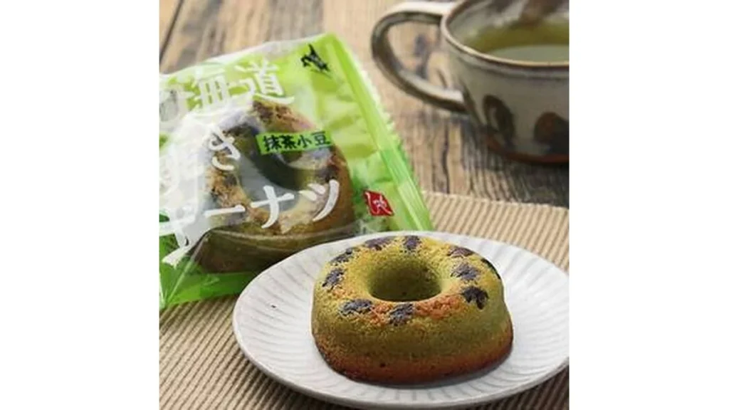北海道から　北海道焼きドーナツ　抹茶小豆　1個【賞味期限：2026/4/21】