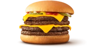 倍ダブルチーズバーガー