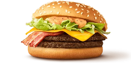 倍ベーコンレタスバーガー