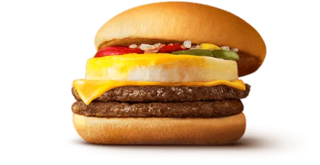 倍エグチ(倍エッグチーズバーガー)