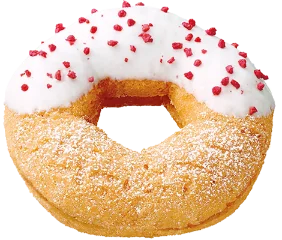 桜もちっとドーナツ花やぐいちごみるくカスタード