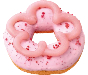 桜もちっとドーナツ咲くいちごみるく