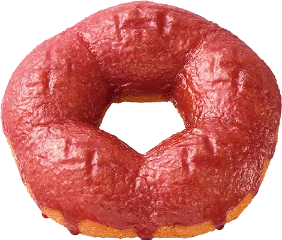 桜もちっとドーナツ春かおるいちご風