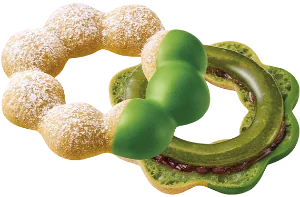 ポン・デ・宇治抹茶あずき抹茶わらびもち