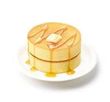 【イートイン・時間限定】ダブル ふんわりスフレパンケーキ＜メープルシロップ＞