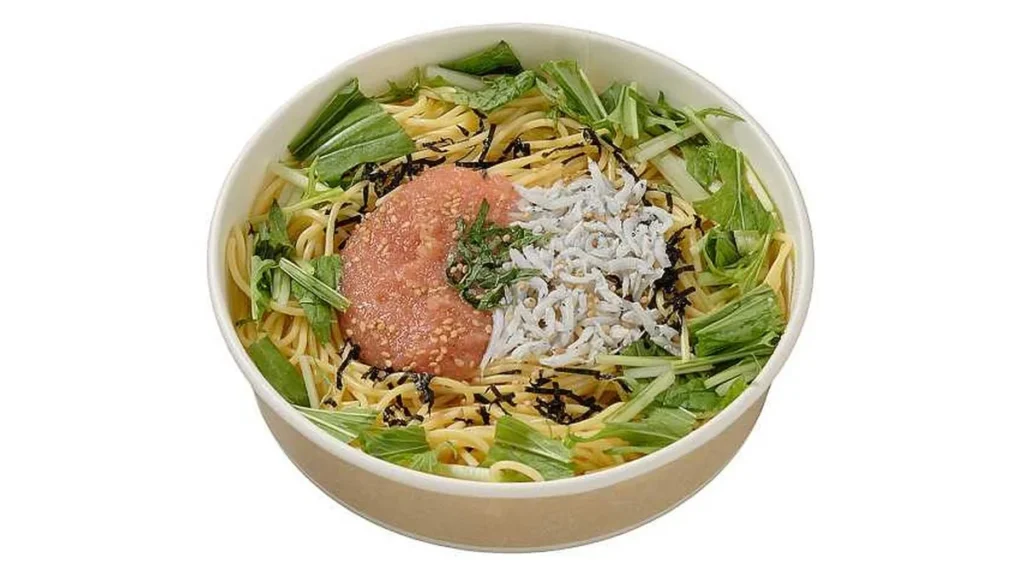 たらことしらすと大葉の和風パスタ