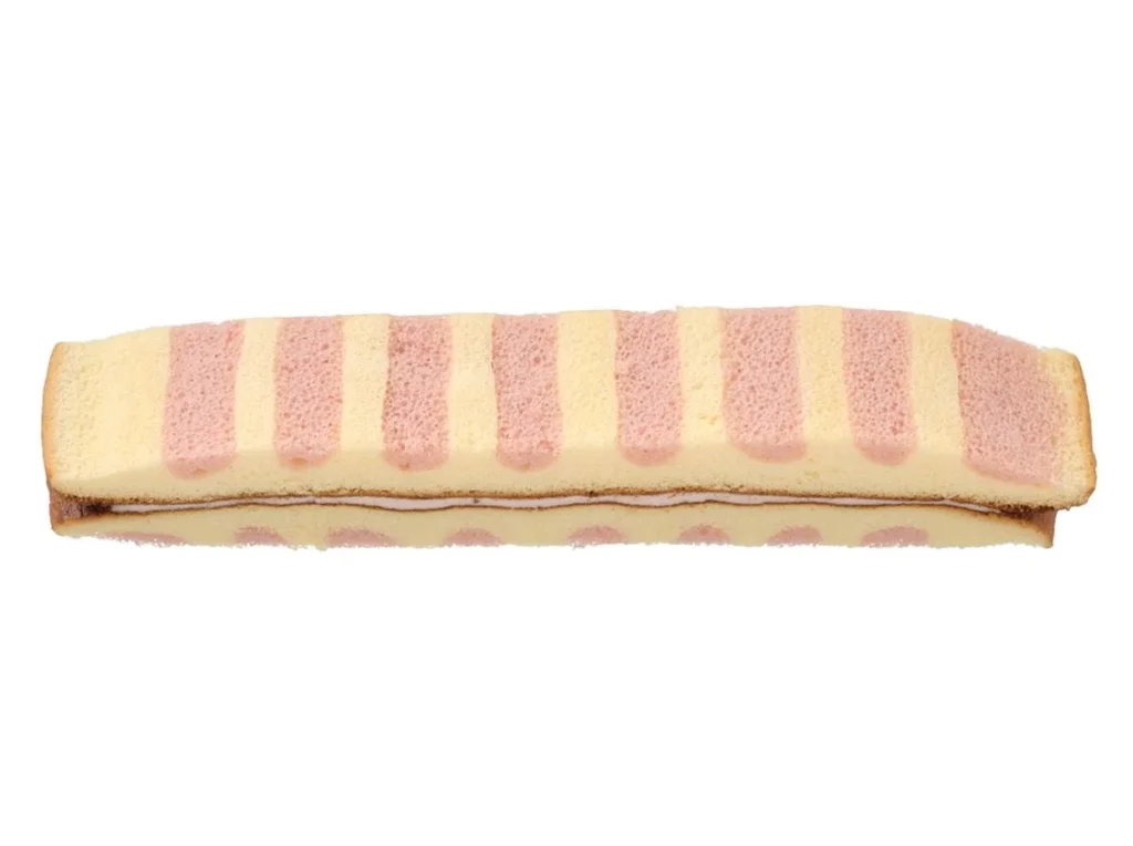 ロングスティックケーキいちごジャムクリーム