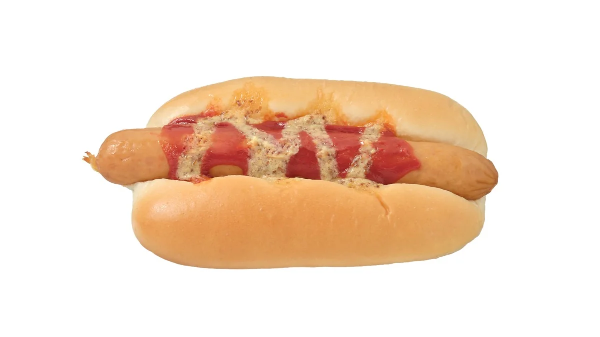 粗挽きポークフランク粒マスタードマヨ使用