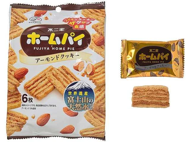 不二家 ホームパイ アーモンドクッキー 小袋