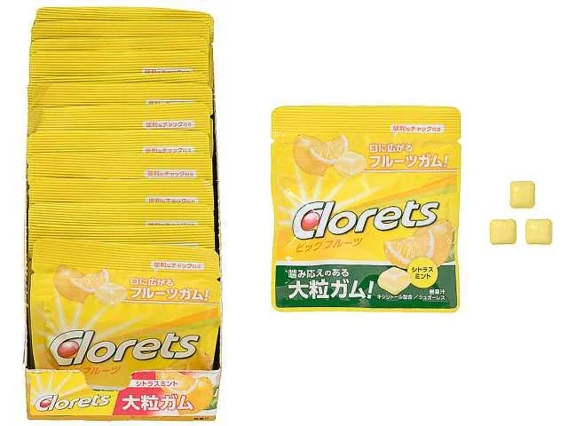 モンデリーズ　クロレッツビッグフルーツシトラスミント　パウチ