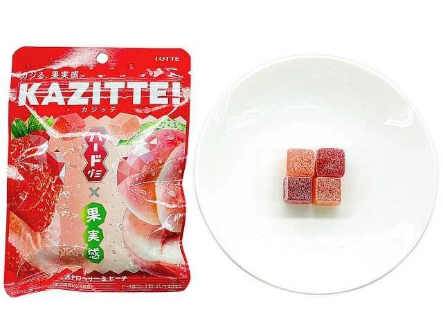 ロッテ　カジッテ　ストロベリー＆ピーチ