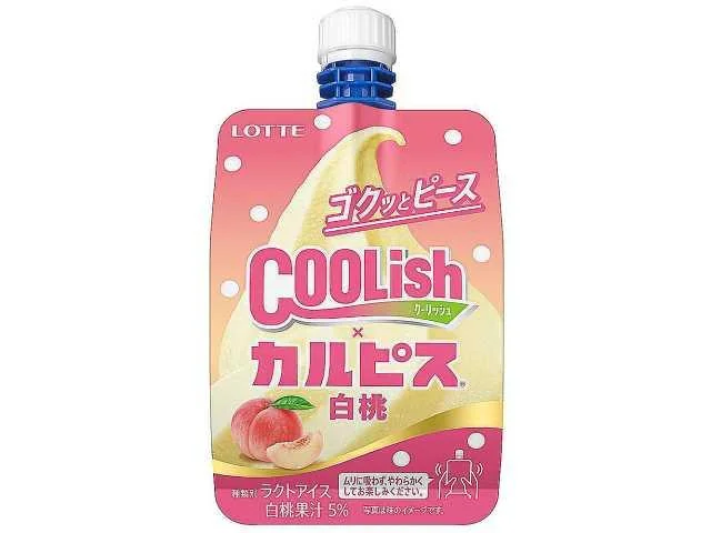 ロッテ　クーリッシュ　カルピス白桃