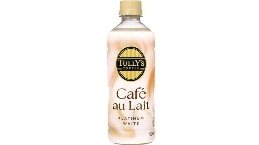 タリーズ　プラチナ　　カフェオレ　５００ｍｌ