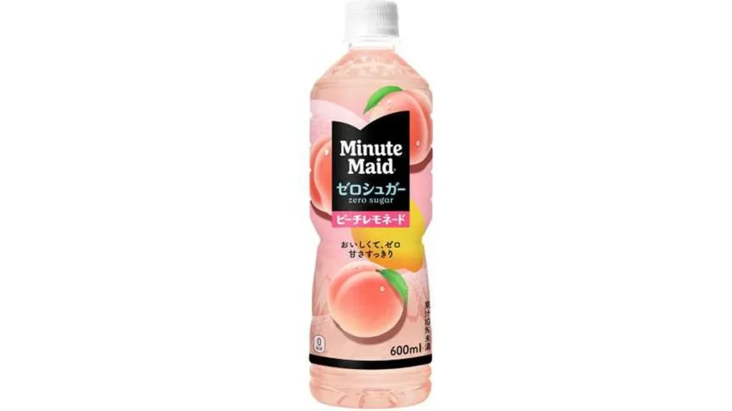 ミニッツメイドゼロシュガーピーチ　６００ｍｌ