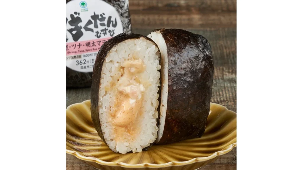 【九州】ばくだんむすび（海老・ツナ・明太マヨネーズ）