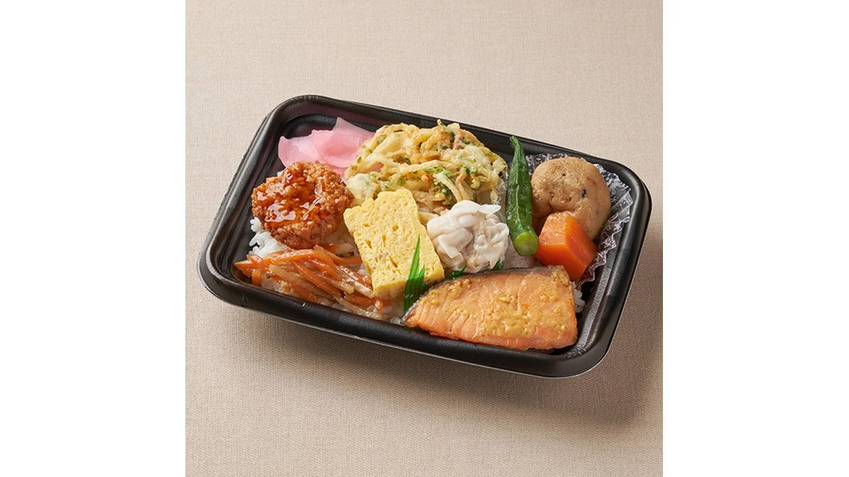 銀鮭西京焼きと8種おかず弁当