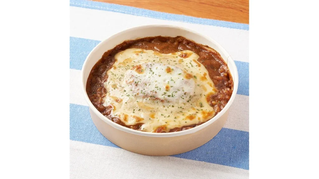 欧風カレーのハンバーグドリア