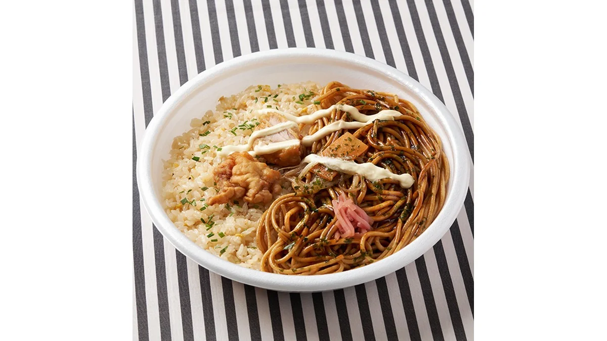 てんこ盛！炒飯&ソース焼きそば