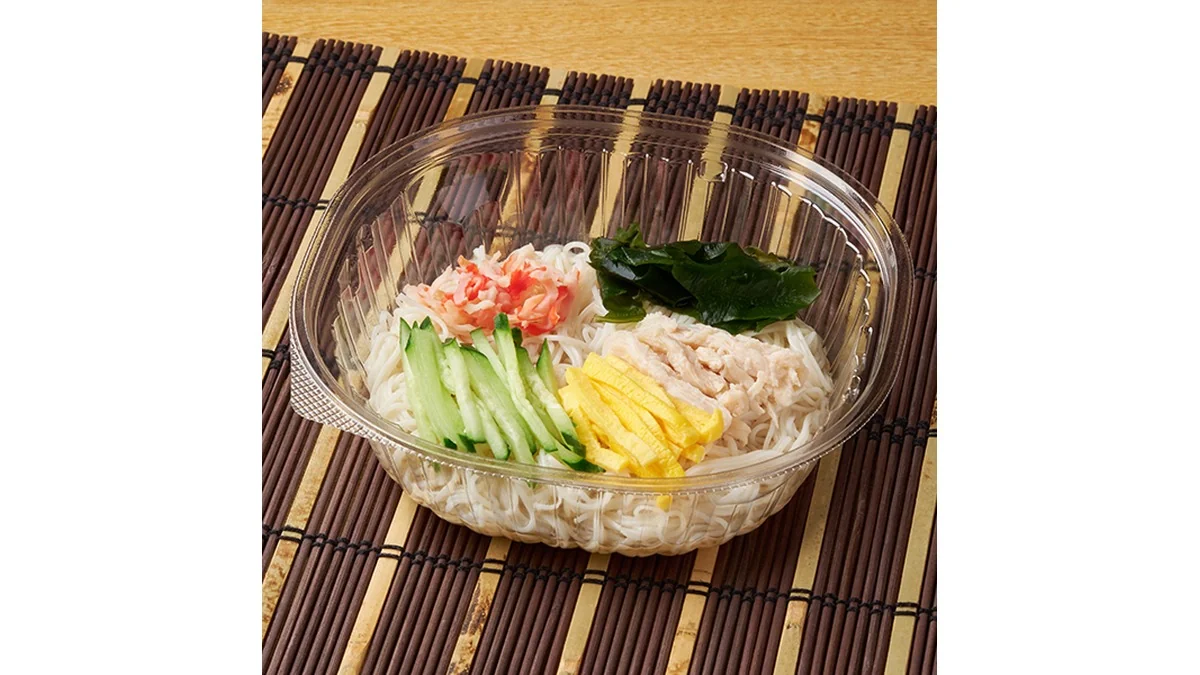 鶏だしスープの冷しぶっかけ素麺