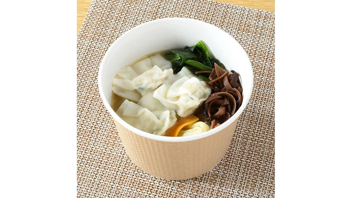 【関東・東海】具だくさんワンタンスープ