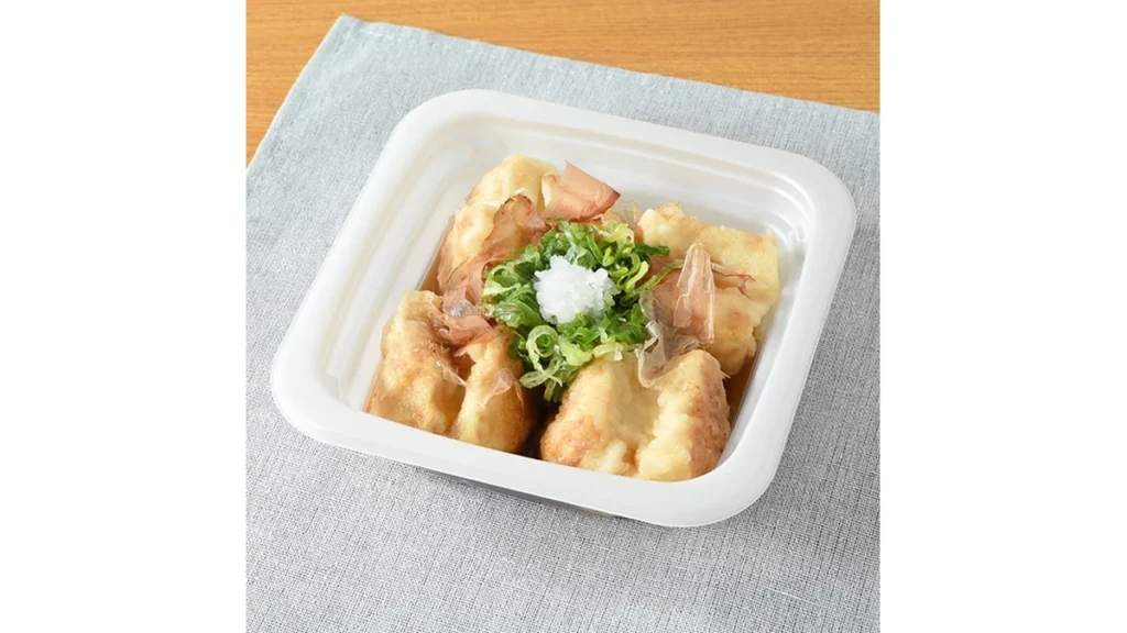 ネギ盛り！揚げ出し豆腐