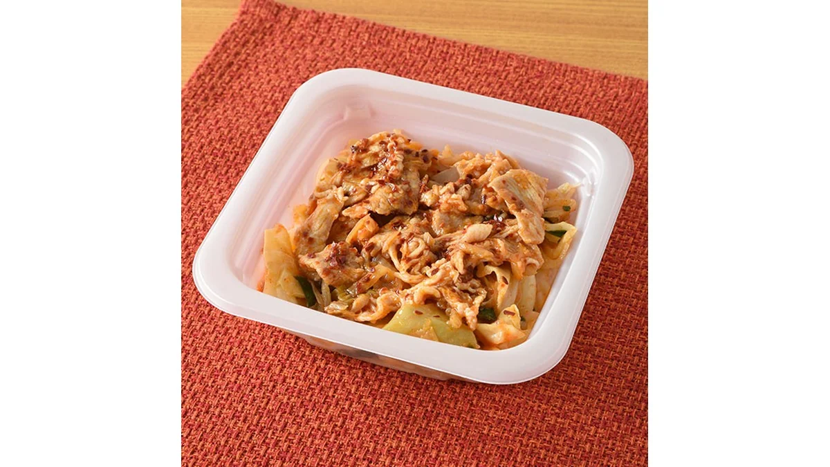 から旨い!豚キムチ炒め(ビーフン入り)