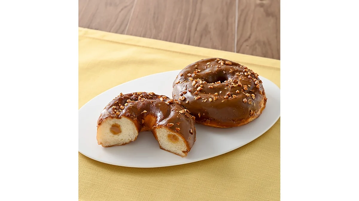 【超も～っちりパン！】も～っちり食感キャラメルドーナツ