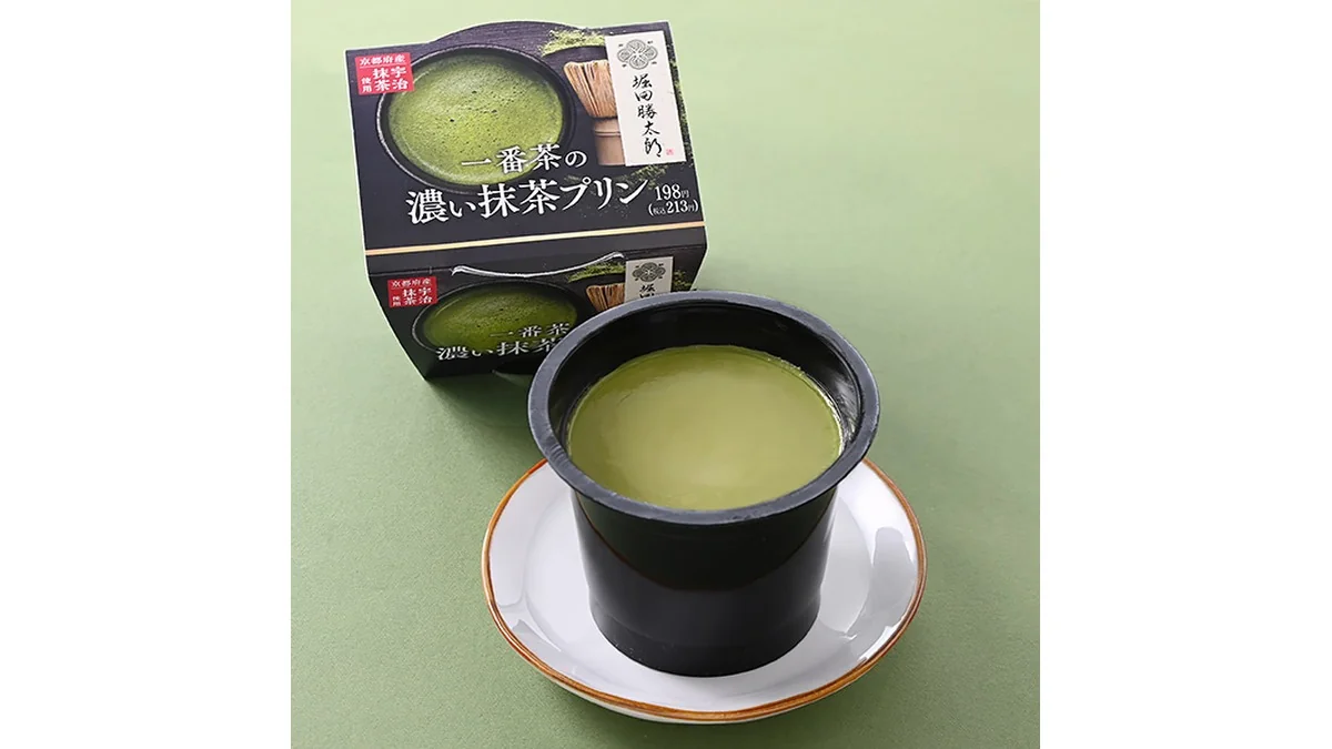 一番茶の濃い抹茶プリン