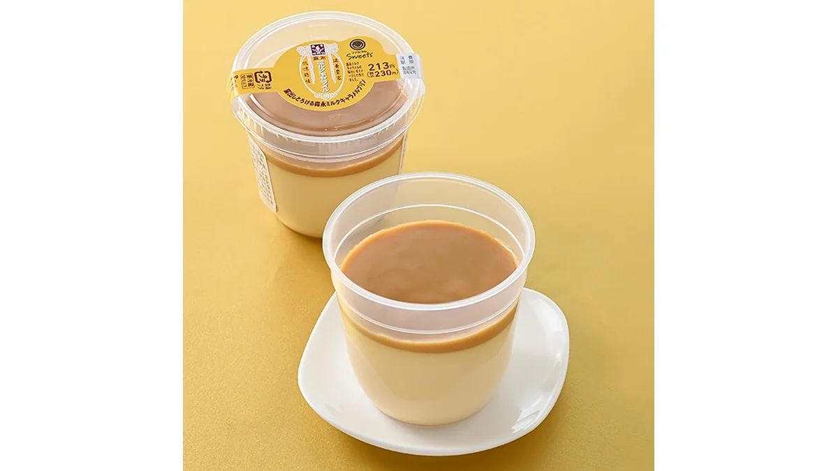 【「森永コラボ」キャンペーン】窯出しとろける森永ミルクキャラメルプリン