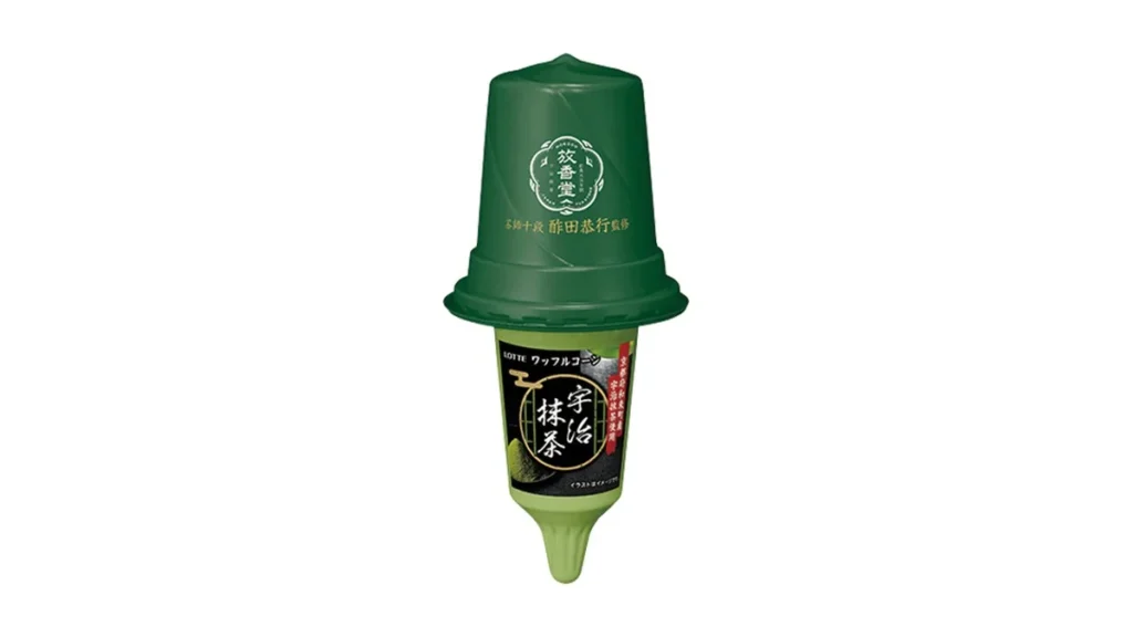 ロッテ　ワッフルコーン宇治抹茶