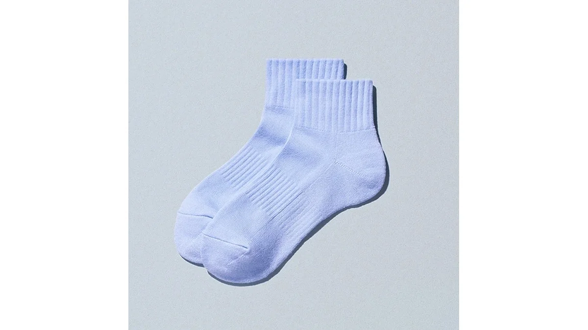 ショートソックス ライラック 22-25cm