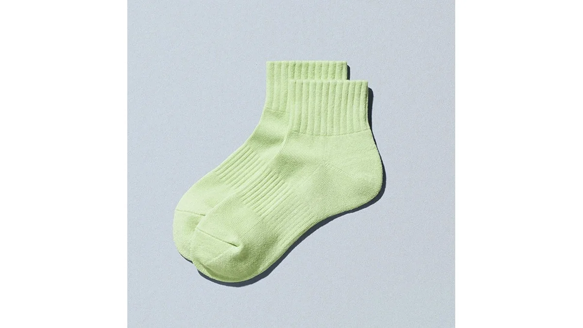 ショートソックス ピスタチオ 22-25cm