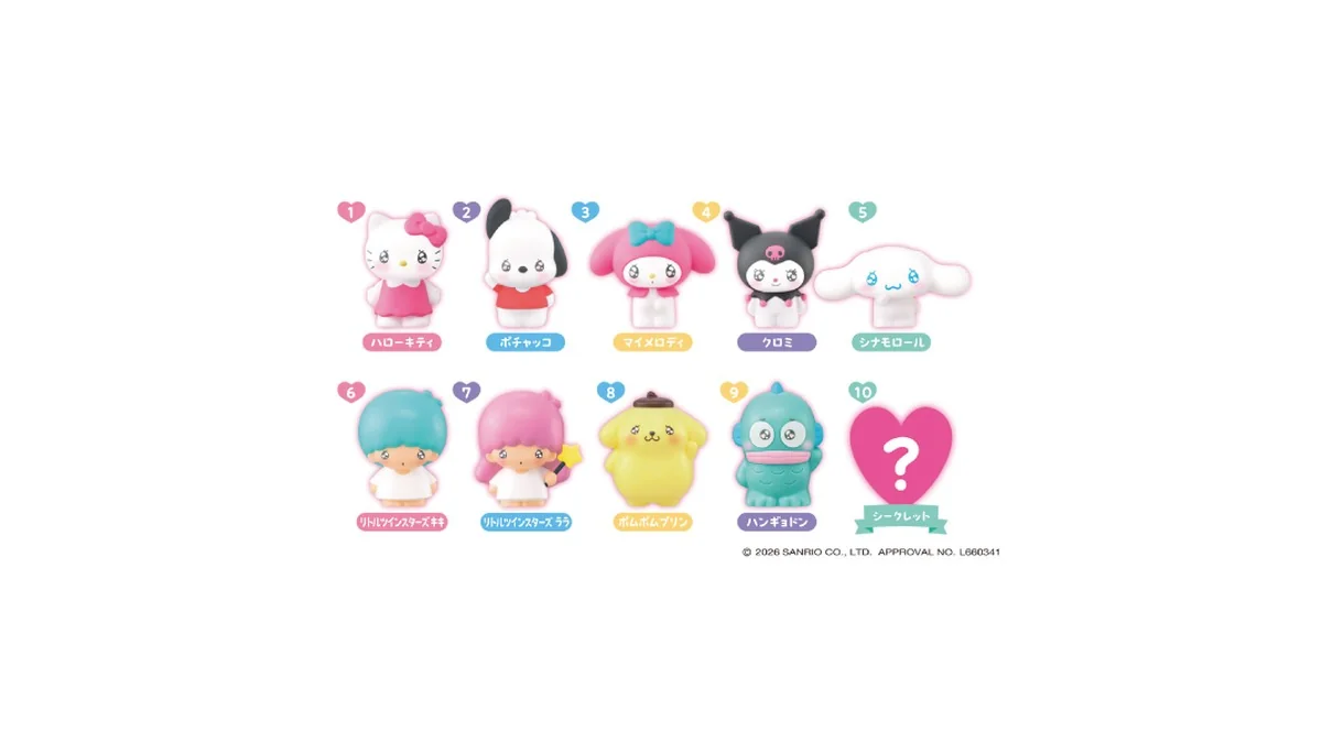 Sanrio characters ハートカプセルコレクション ～なかよしマスコット エモきゅん～