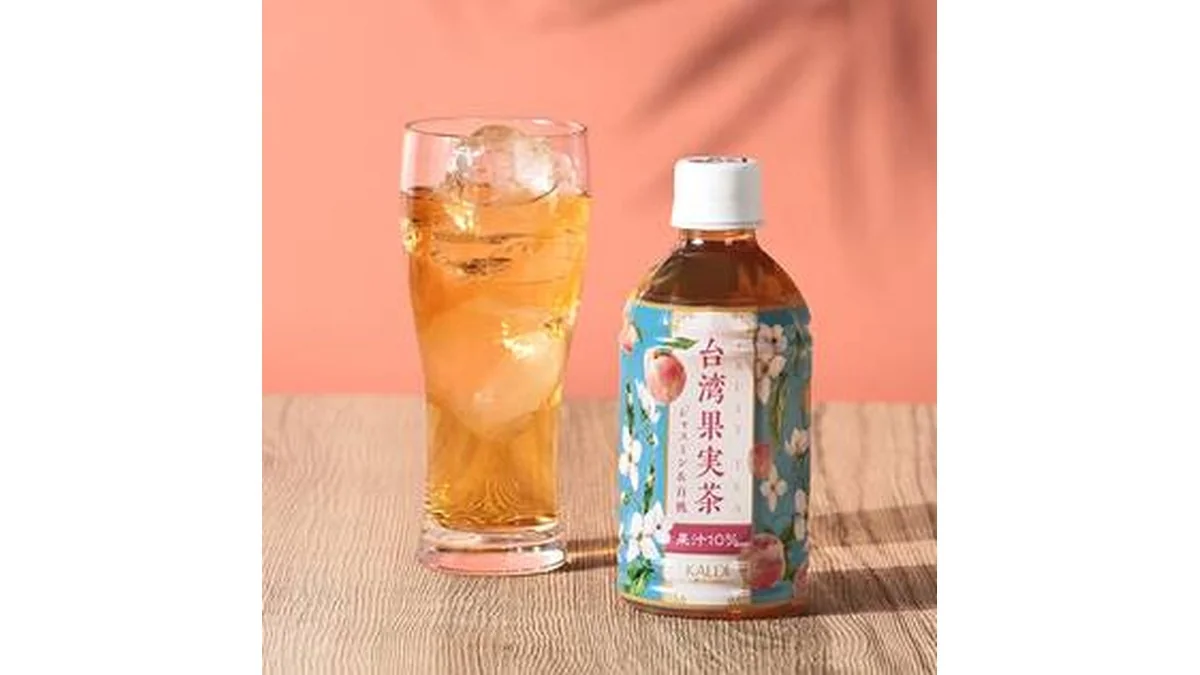 台湾果実茶　ジャスミン＆白桃　350ml