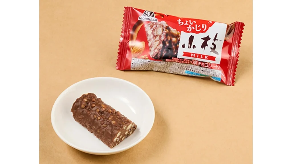 森永製菓　ちょいかじり小枝　ミルク