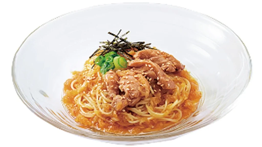 かぼす香る鶏みぞれ涼風麺