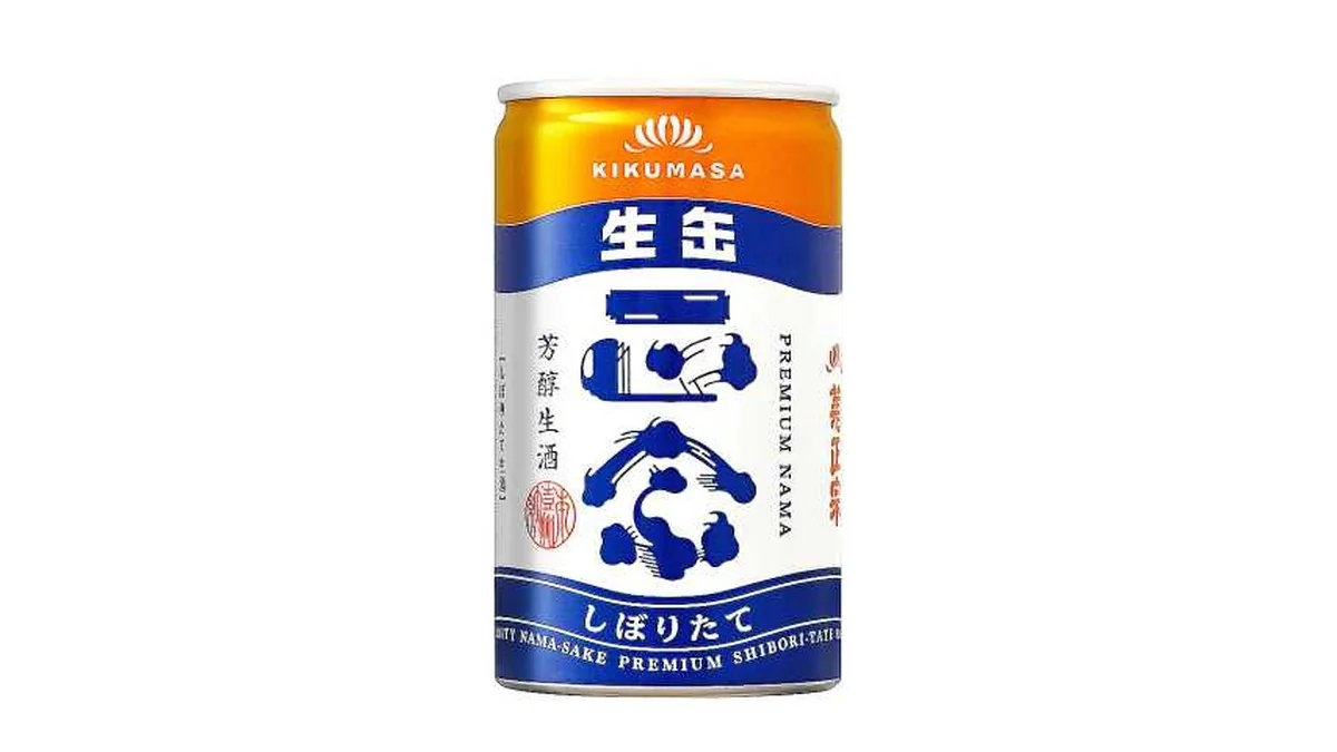 菊正宗　しぼりたて生酒缶　１８０ｍｌ