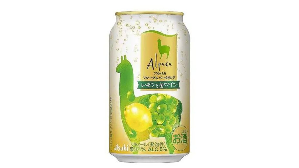 アルパカフルーツスパーク　レモンと白ワイン缶３５０