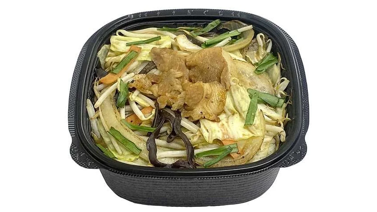 １／２日分の野菜　コク旨野菜炒め丼