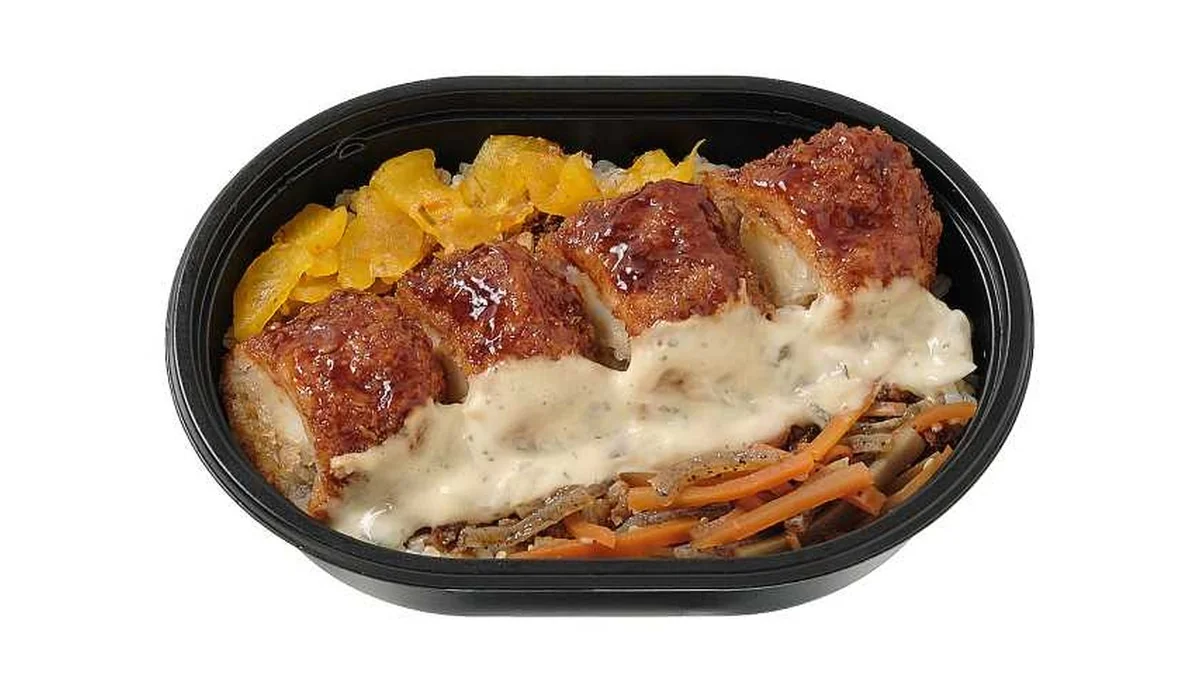 イカフライおかか御飯　（麦飯）