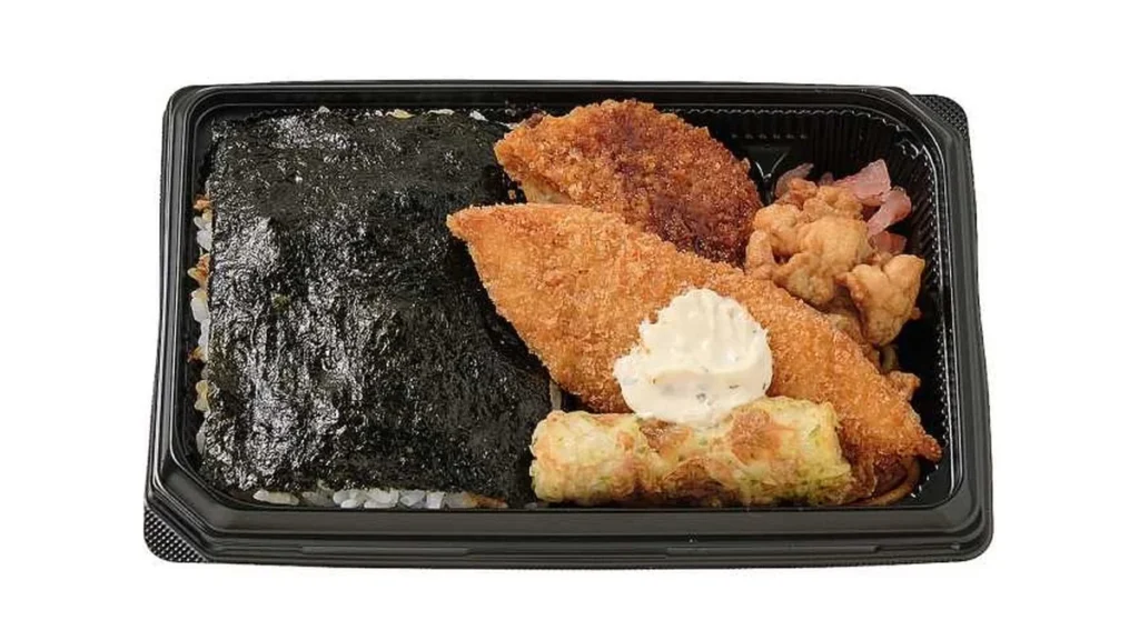 ４種おかずの海苔弁当
