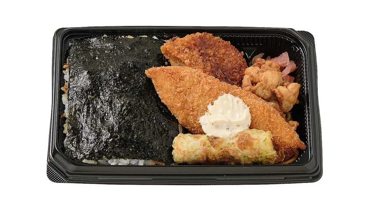 ４種おかずの海苔弁当