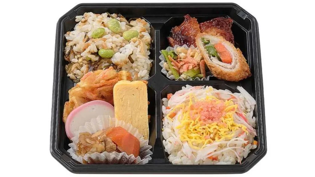 枝豆ごはんとちらし寿司の幕の内