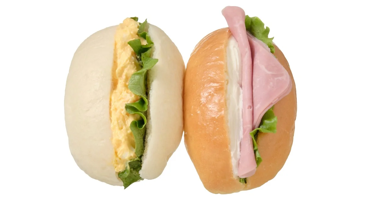 ミニロールたまごサラダ＆ハムチーズ