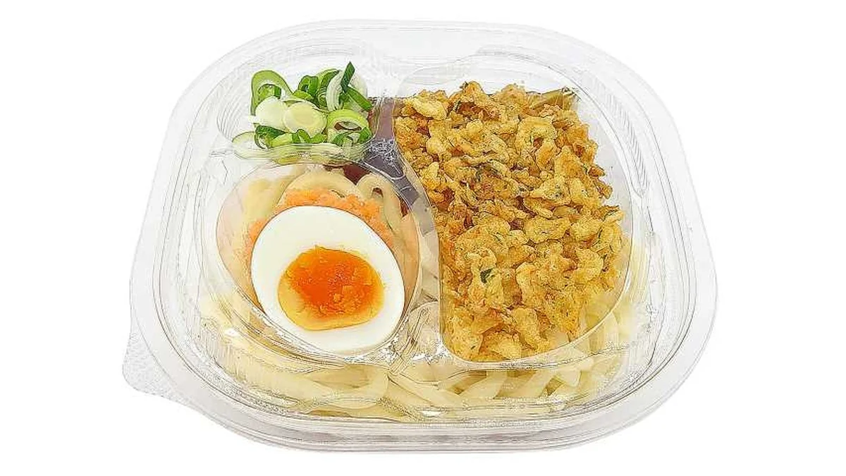 自家製揚げ玉の冷したぬきうどん