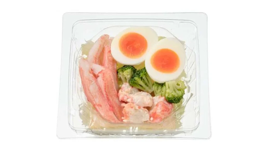 たんぱく質が摂れる２種カニカマと玉子のサラダ